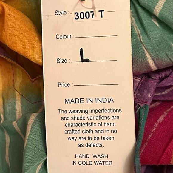 Sol Clothing Colorful Floral Maxi Dress Size Short Puffy Sleeves Size Large Long - Picture 4 of 5